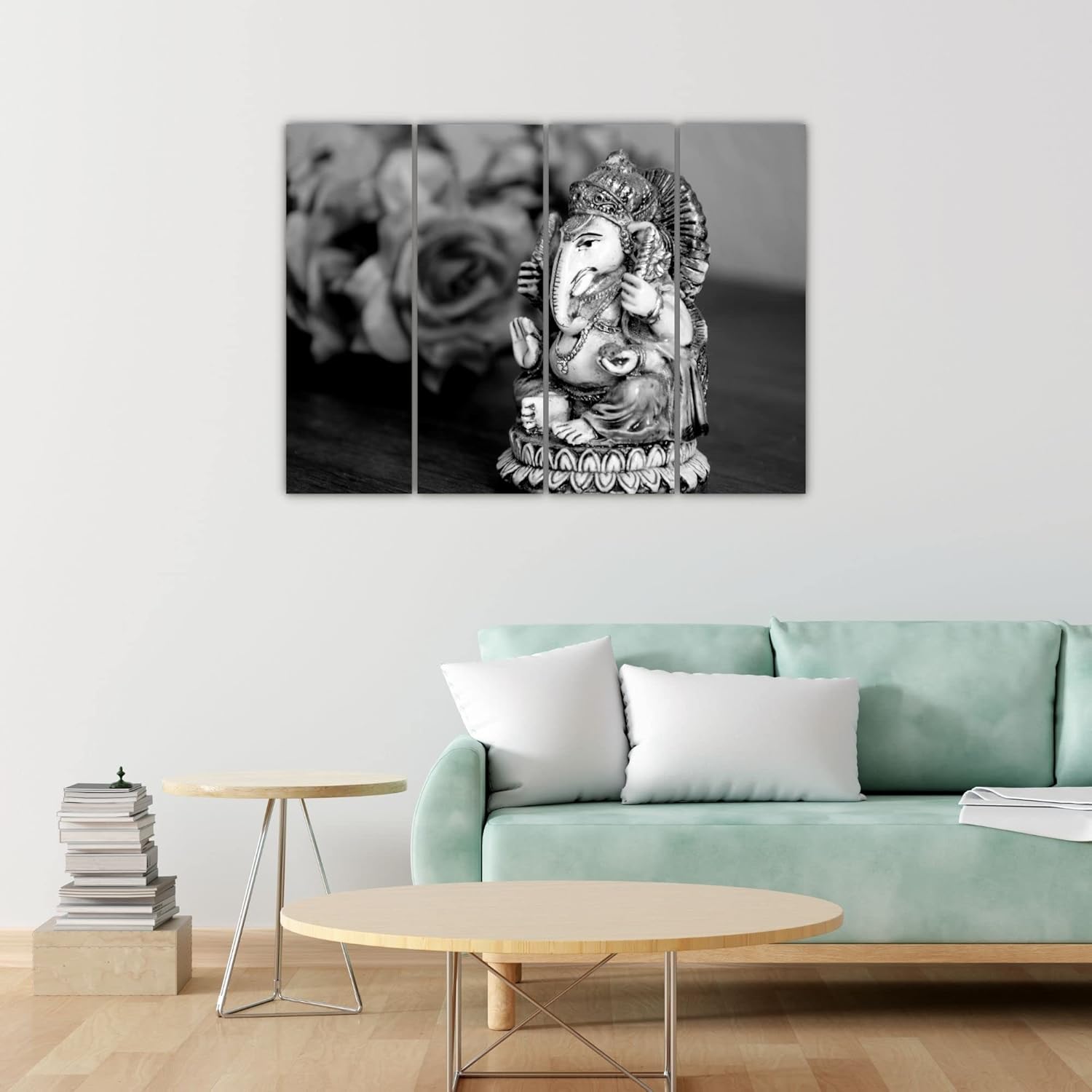 inep-b0bbpt39x1-ganesha-glow-4-panel-wall-art-in-brown-frames-showcasing-lord-ganesha.jpg